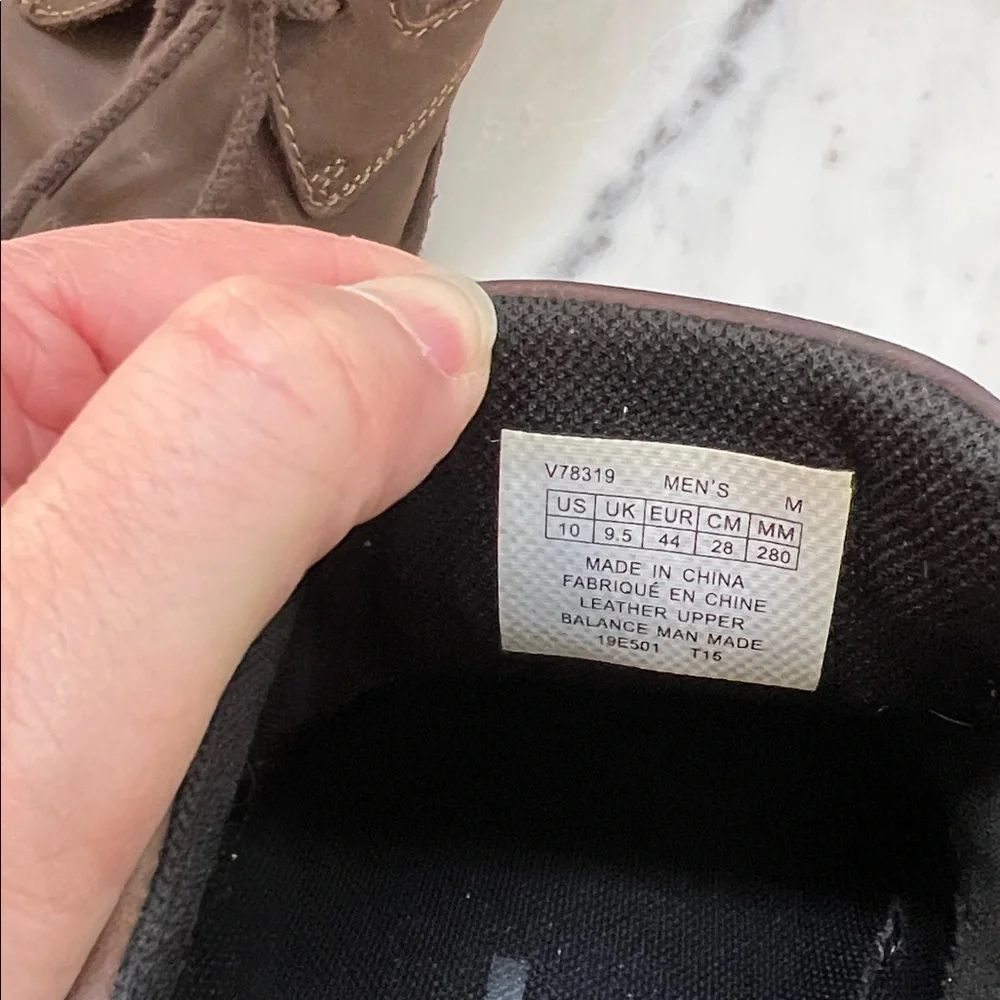 Rockport Urban Edge Captoe Oxford Brown Distressed Leather Shoes Men's Size 10
